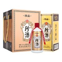 PLUS会员、会员专享：珍酒 珍品 53%vol 酱香型白酒 500ml*4瓶 整箱装