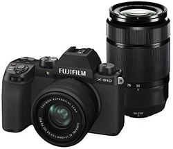 FUJIFILM 富士 无反光镜数码相机 X-S10 W 变焦镜头套件 F X-S10LK-1545/50230 黑色