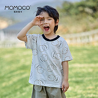 MOMOCO 玛米玛卡 儿童满印短袖T恤