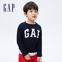 Gap 盖璞 男幼童LOGO纯棉长袖T恤740872  盖璞官方旗舰店