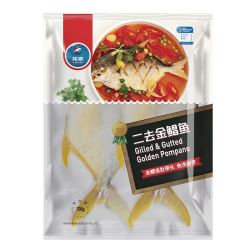 XIANGTAI 翔泰 国产二去金鲳鱼（去鳃去脏）700g（可搭配有机海带等）