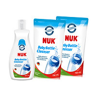 NUK 奶瓶餐具清洁液 500ml+750ml*2袋