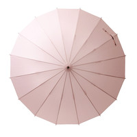 MaBu 16J系列 16骨直杆雨伞 纯色款 粉红色