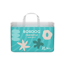 BoBDoG 巴布豆 菠萝系列 婴儿拉拉裤 XL36片