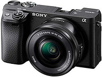 SONY 索尼 Alpha6400 APS-C微单相机配备16-50 mm f / 3.5-5.6电动变焦镜头