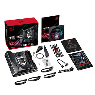 华硕 ROG STRIX Z490-I GAMING WIFI迷你ITX电脑主板猛禽10代cpu主板