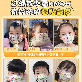 惠益 儿童口罩3d立体婴儿专用口耳罩男童女孩宝宝 男童款 男童款