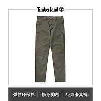 Timberland 新款休闲商务修身卡其裤 A2BYY