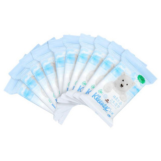 Kleenex 舒洁 爱地球动物系列 卫生湿巾 10片*10包