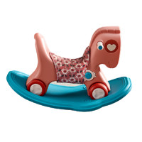 babycare WDA001-A 儿童二合一摇马 莱莎粉+坐垫 粉色