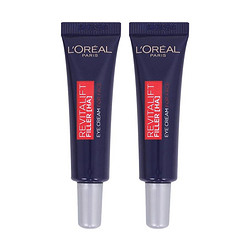 L'OREAL PARIS 巴黎欧莱雅 复颜玻尿酸水光充盈全脸淡纹眼霜 7.5ml*2支