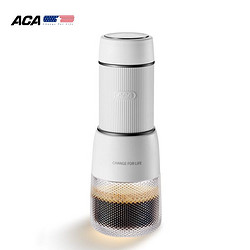 ACA 北美电器 咖啡机家用旅行迷你手持便携式胶囊咖啡机一体咖啡机