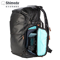 Shimoda 摄影包 explore翼铂v2双肩户外旅行专业背负单反相机包E30黑色中号微单内胆套装520-156