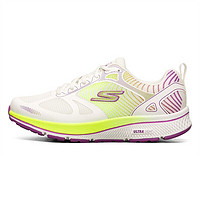 SKECHERS 斯凯奇 Go Run Consistent 女子跑鞋 128272/WPR 荧光绿/紫色 35