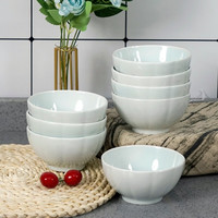 佰陶匠 南瓜青瓷碗 4.5英寸*10只