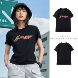 lining李宁女子运动t恤ahsr694