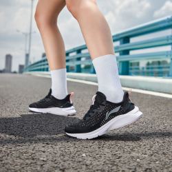 LI-NING 李宁 一体织休闲慢跑鞋ARSR044女运动鞋