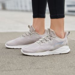 LI-NING 李宁 男款跑步鞋ARHQ227减震网面舒适