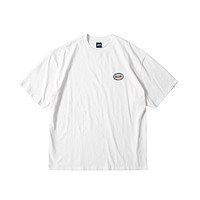 NOTHOMME BLUE系列 男女款圆领短袖T恤 21TMT029 白色 L