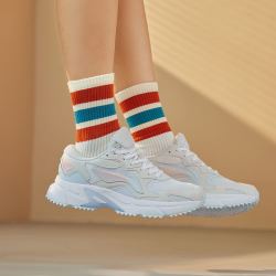 LI-NING 李宁 网面低帮时尚老爹鞋女运动鞋