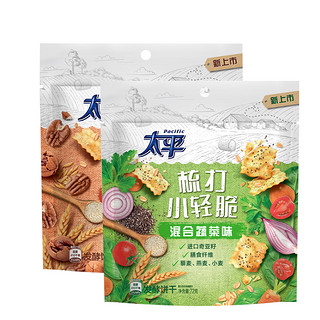 亿滋太平小轻脆梳打饼干72g*6袋轻食苏打早代餐休闲办公室小零食