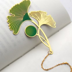 狮洛德w026叶脉书签吊坠款4支礼盒装