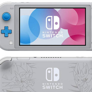 Nintendo 任天堂 海外版 Switch Lite 游戏主机 剑盾限定版 灰色 日版