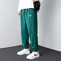 KRXSJO 2022春季新款男士休闲裤青年青少年时尚简约长裤 K111-黑色 4XL K2281-绿色 XL