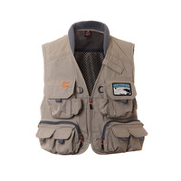 TOREAD 探路者 TRAVELA旅行系列 男子钓鱼马甲 TAFD81945 石头灰 M