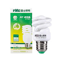 NVC Lighting 雷士照明 E27螺口节能灯 12W 暖白光
