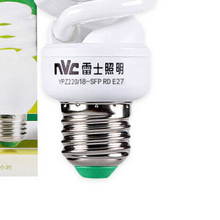 NVC Lighting 雷士照明 E27螺口节能灯 12W 暖白光