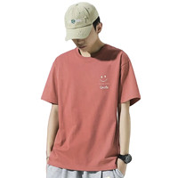 SIPOOSAN 西普森 男士圆领短袖T恤 XPS-B321-16-TX3066J 秀红色 M