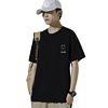 SIPOOSAN 西普森 男士圆领短袖T恤 XPS-B321-16-TX3066J 黑色 M