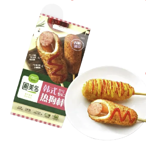 韓式熱狗棒 240g 3只 韓國網紅食品 特色小吃