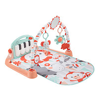 Fisher-Price 婴幼儿玩具3-6-12个月新生儿健身器-脚踏钢琴健身架（薄荷绿）GDL83
