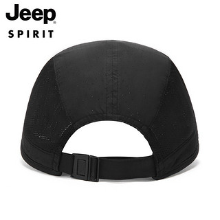 Jeep 吉普 帽子男士棒球帽薄款鸭舌帽网眼透气速干太阳帽休闲运动遮阳帽