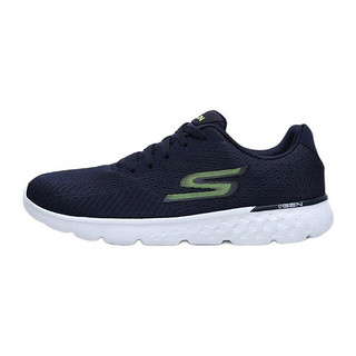 SKECHERS 斯凯奇 Go Run 400 男子跑鞋 54354/NVLM 海军蓝色/柠檬色 42