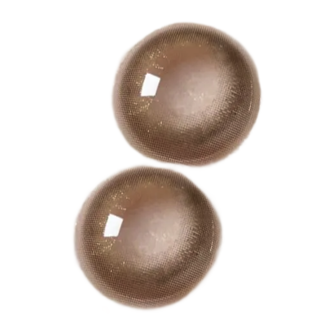 honey party 年抛软性亲水接触镜 #栗子奶咖