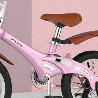 PHOENIX 凤凰 神州7号 儿童自行车 设计师合作款 14寸 粉色