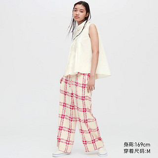 UNIQLO 优衣库 MAR PJ打褶衬衫(无袖) 447556