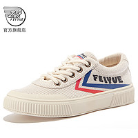 feiyue/飞跃帆布鞋女2021春季新款百搭休闲鞋板鞋8502 38 8502米黑