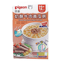 PLUS会员：Pigeon 贝亲 婴幼儿牛肉南瓜辅食粥