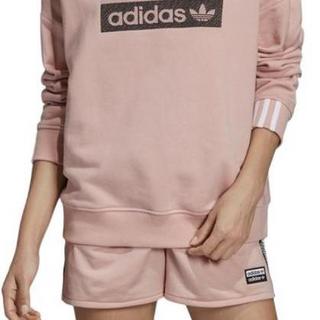 adidas ORIGINALS Sweatshirt 女子运动卫衣 EC0746 粉色 36