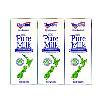 Theland 纽仕兰 新西兰进口3.5g纽仕兰高钙成人全脂纯牛奶250ml*3支