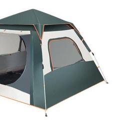 原始人 帐篷户外野营加厚全自动3-4人轻便野外露营装备防雨防暴雨沙滩帐篷