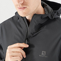 salomon 萨洛蒙 男款 户外运动多功能外套夹克 ESSENTIAL WP 2.5L JKT 黑色 C17021 L