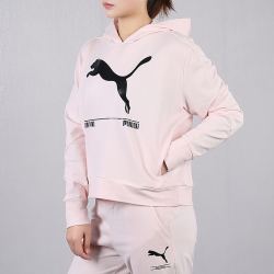 puma彪马休闲卫衣女款新款舒适运动连帽卫衣nutility