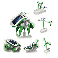 贝伦多 太阳能玩具汽车蜘蛛蚂蚁6合1太阳能DIY机器创意儿童新奇拼装玩具