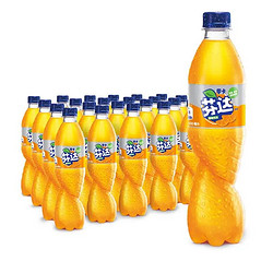 Fanta 芬达 无糖零卡 橙味汽水 碳酸饮料 500ml*24瓶