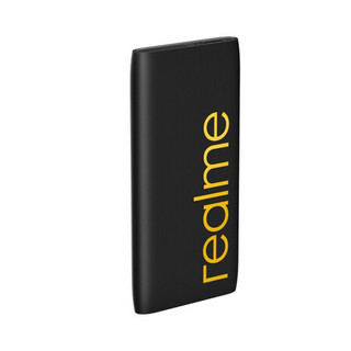 realme 真我 RMA138 移动电源 黑色 10000mAh Type-C 18W双向快充